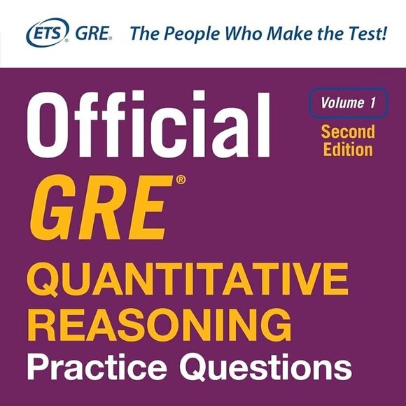 Official GRE Quantitative Reasoning Practice Questions, Second Edition, Volume 1 - Picture 1 of 8